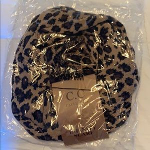 NWT CC Leopard Infinity Scarf
